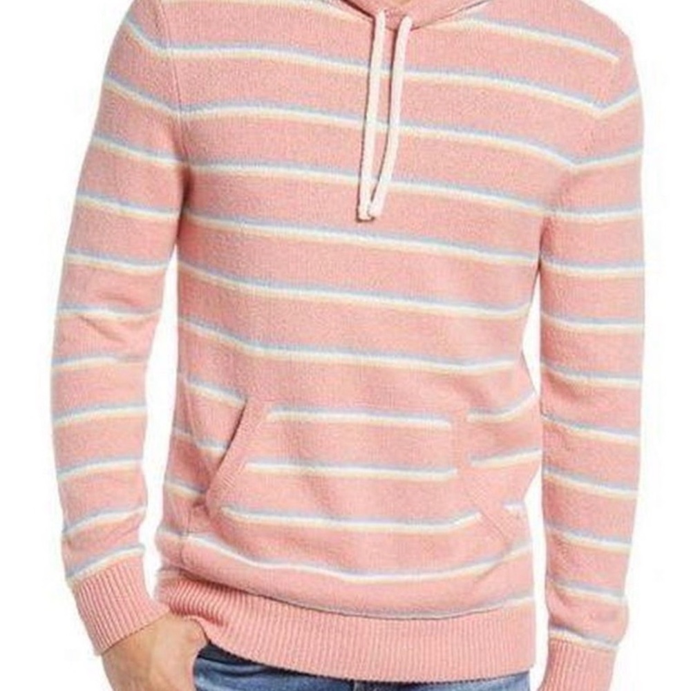 Faherty Sunset Stripe Surf Hoodie